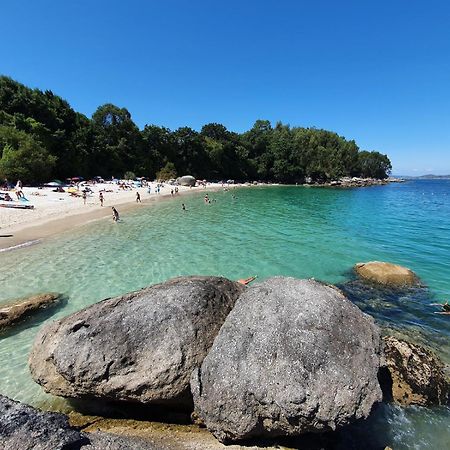 Pura Playa - Cangas Do Morrazo - Primera Linea De Playa - Rias Baixas - Galicia Buitenkant foto