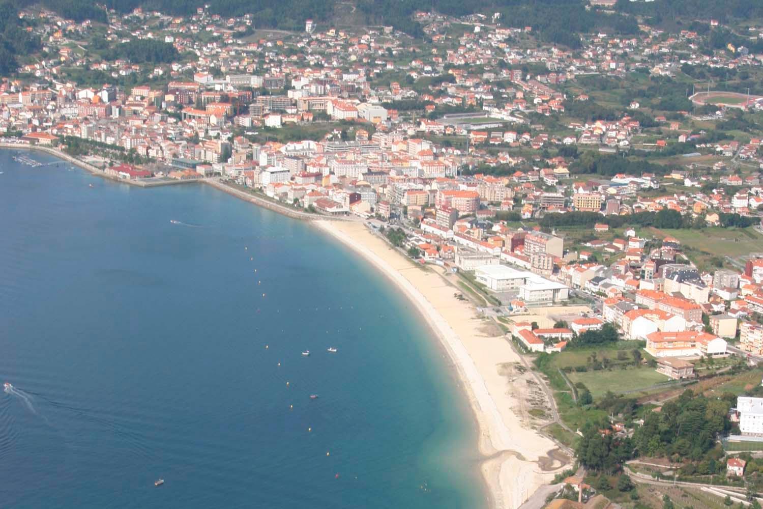 Pura Playa - Cangas Do Morrazo - Primera Linea De Playa - Rias Baixas - Galicia Buitenkant foto